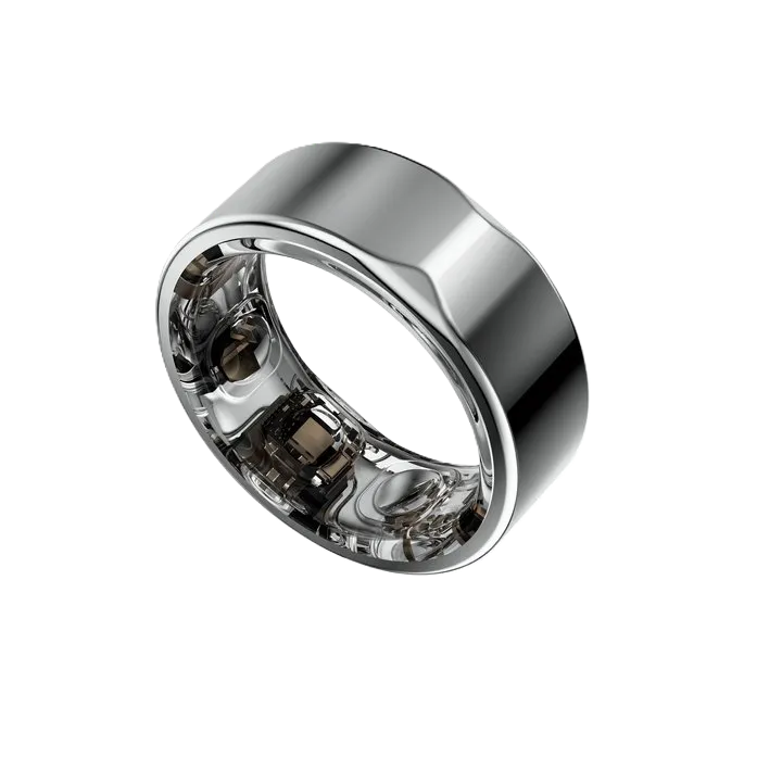 Tenang smart ring in silver